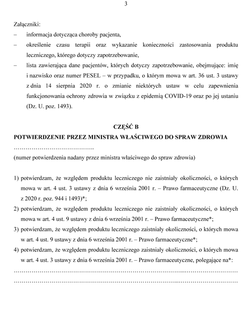 Załącznik nr 1 do ustawy z dnia 14 sierpnia 2020 r. o zmianie niektórych ustaw w celu zapewnienia funkcjonowania ochrony zdrowia w związku z epidemią COVID-19 oraz po jej ustaniu