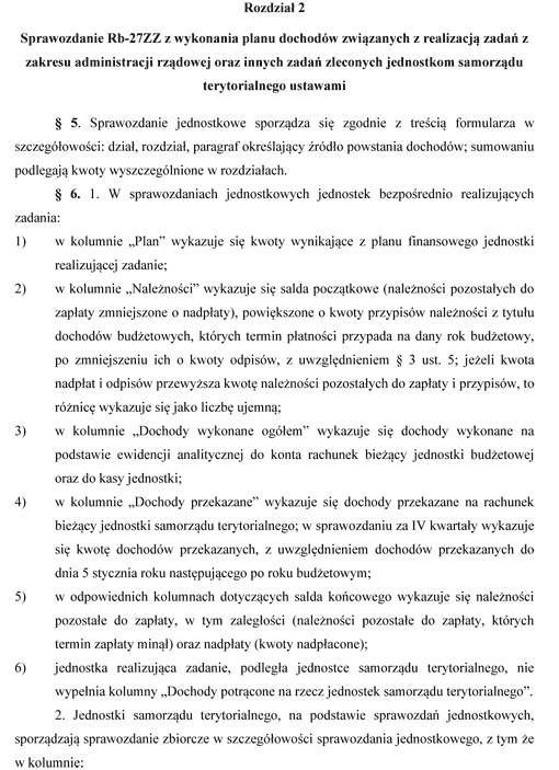 Instrukcja sporządzania sprawozdań budżetowych w zakresie budżetów jednostek samorządu terytorialnego Instrukcja sporządzania sprawozdań budżetowych w zakresie budżetów jednostek samorządu terytorialnego