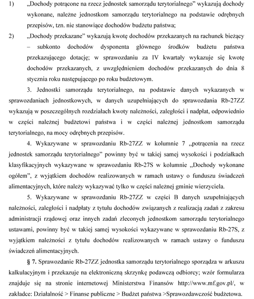 Instrukcja sporządzania sprawozdań budżetowych w zakresie budżetów jednostek samorządu terytorialnego Instrukcja sporządzania sprawozdań budżetowych w zakresie budżetów jednostek samorządu terytorialnego