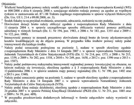 Sprawozdanie o pomocy na realizację dużego projektu inwestycyjnego, udzielonej w ramach programu pomocowego, niepodlegającej obowiązkowi notyfikacji Sprawozdanie o pomocy na realizację dużego projektu inwestycyjnego, udzielonej w ramach programu pomocowego, niepodlegającej obowiązkowi notyfikacji
