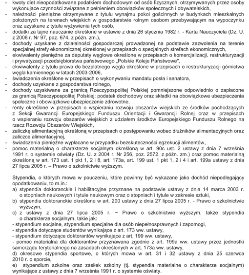 Oświadczenie członka rodziny o dochodzie niepodlegającym opodatkowaniu podatkiem dochodowym od osób fizycznych, osiągniętym w roku kalendarzowym poprzedzającym okres zasiłkowy