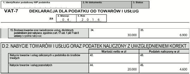 Rozliczenie VAT