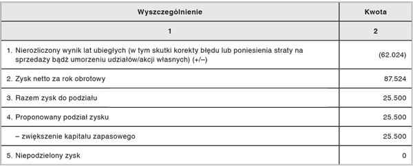 Informacje i objaśnienia do bilansu