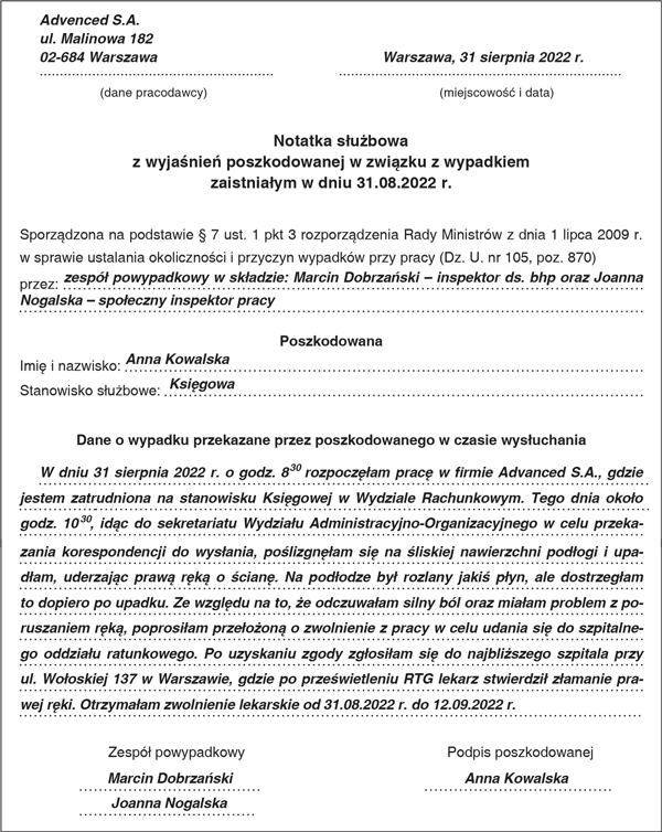 Zespół powypadkowy Zespół powypadkowy