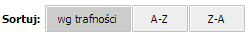 Jak szukać - Sortowanie wyników